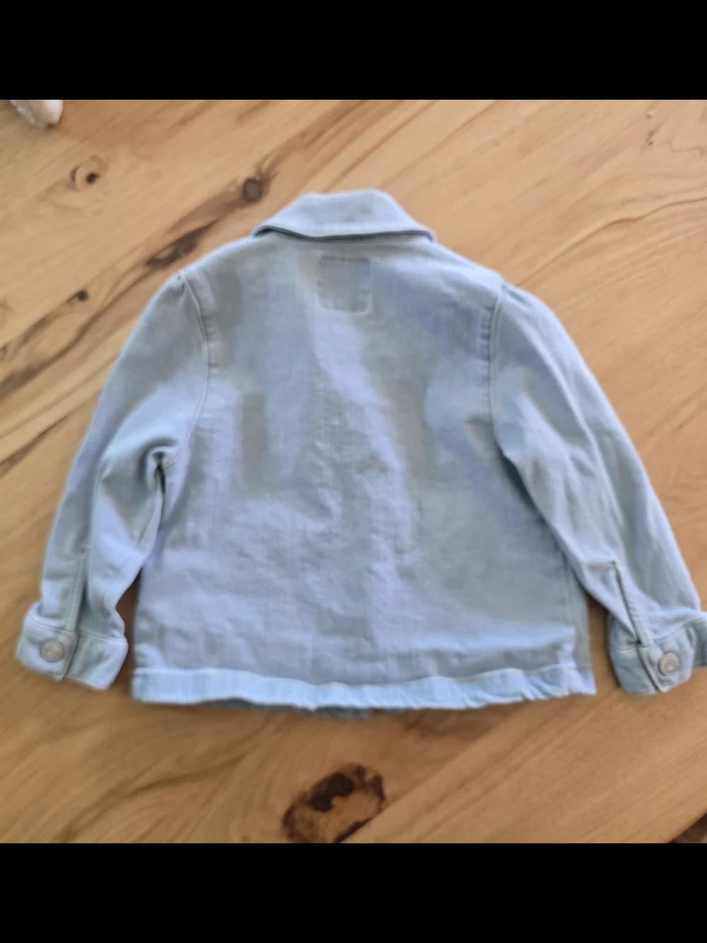 OshKosh B'gosh Pastel Blue Floral Embroidered Denim Jacket for Kids 2t